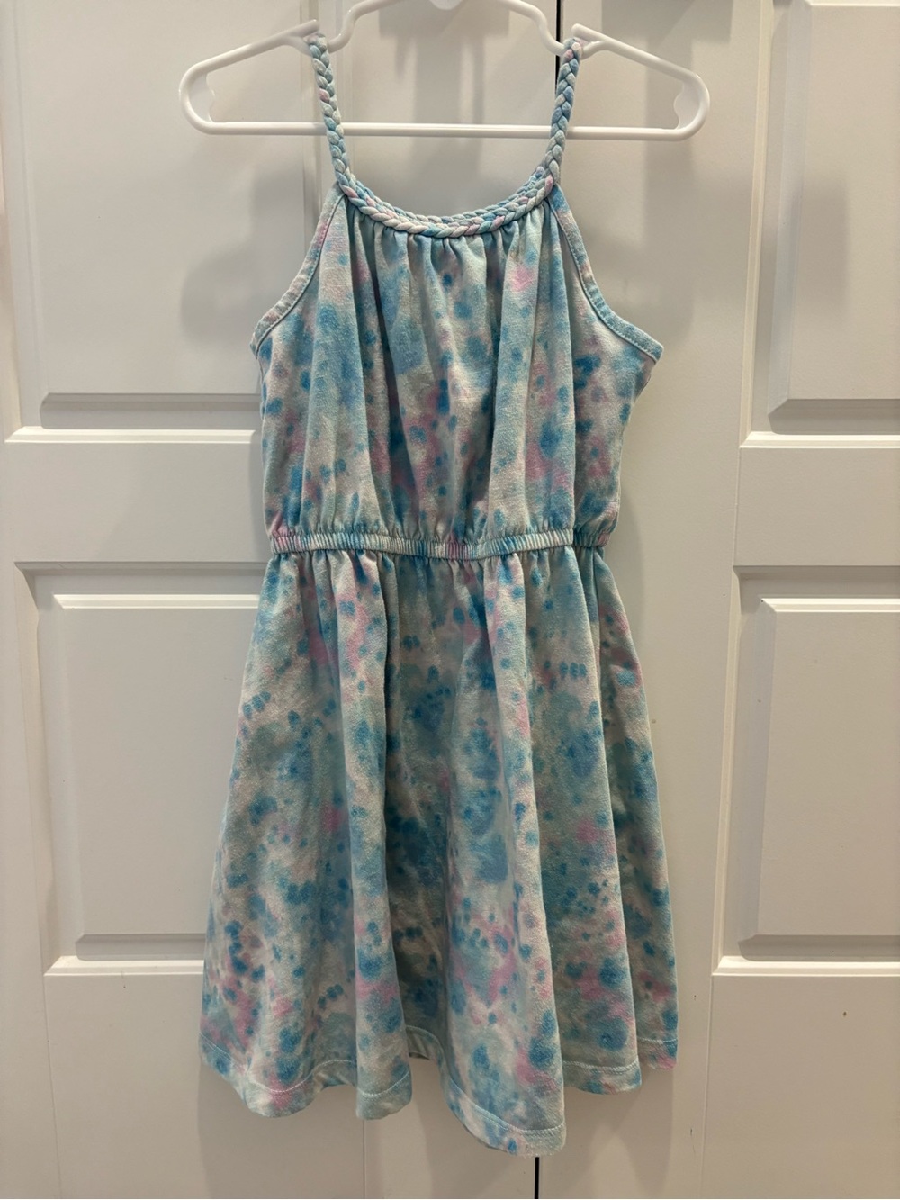 Sonoma Goods For Life Girls Pastel Watercolor Tie Dye Dress